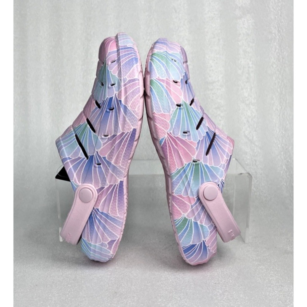 Rugged Shark Eva Shell Print Pink Clogs Slip on Sandals Girls Size 1 NEW - Picture 14 of 16